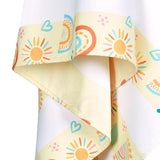 Dock & Bay KIDS Beach Towel | Quick Dry | Rainbow Road - Side View