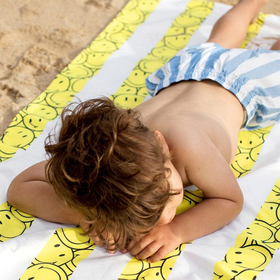 Dock & Bay KIDS Beach Towel | Quick Dry | Smiley-2006732813306564609