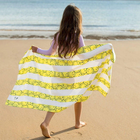Dock & Bay KIDS Beach Towel | Quick Dry | Smiley-2006732813306564610
