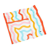 Dock & Bay KIDS Beach Towel | Quick Dry | Squiggly - Rear View