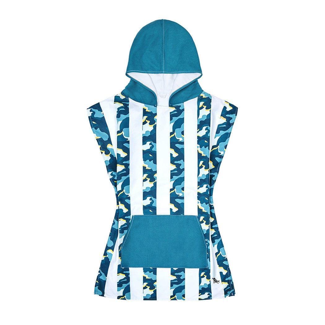 Dock & Bay KIDS Poncho Hooded Towel - Cool Camo XS (2-4yrs)-1954802359729262596