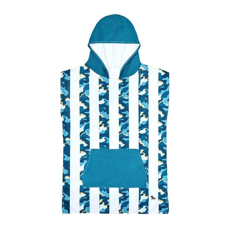 Dock & Bay KIDS Poncho Hooded Towel - Cool Camo XS (2-4yrs)-1954802359729262598