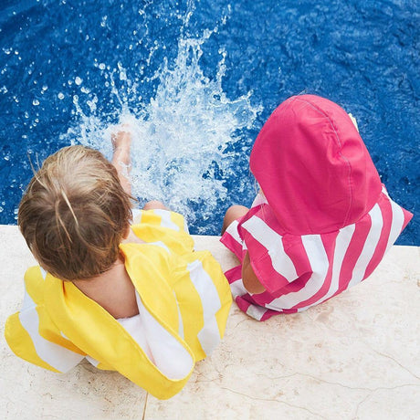 Dock & Bay KIDS Poncho Hooded Towel -Mini Cabana Collection-Phi Phi Pink XS (2-4yrs)-2006732817937076225