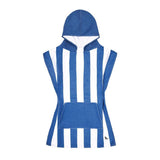 Dock & Bay KIDS Poncho Hooded Towel -Mini Cabana Collection-Whitsunday Blue XS (2-4yrs)-2006732818423615493