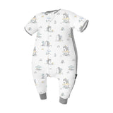 Domiamia Bamboo Short Sleeve Sleep Sack with Feet - 0.6 Tog