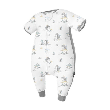 Domiamia Bamboo Short Sleeve Sleep Sack with Feet - 0.6 Tog-1954803092172181505