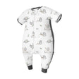 Domiamia Bamboo Short Sleeve Sleep Sack with Feet - 0.6 Tog-2006733429529513985