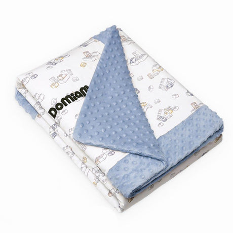Domimia Thick Padded Minky Cotton Kids Blanket - 2.5 tog Wildflower Boquet-1954803060542935047