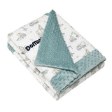 Domimia Thick Padded Minky Cotton Kids Blanket - 2.5 tog - Low Angle