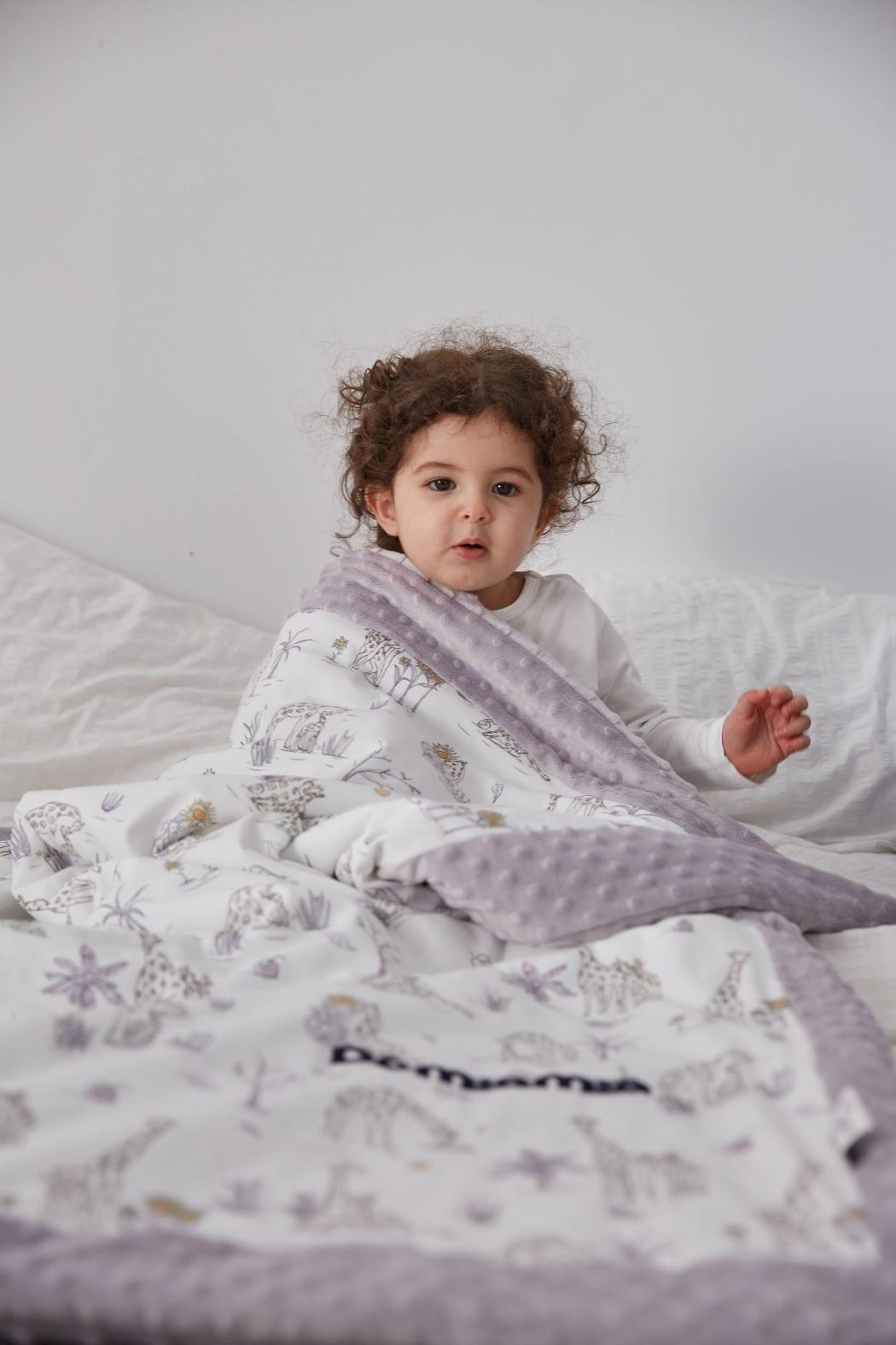 Domimia Thick Padded Minky Cotton Kids Blanket - 2.5 tog-2006733430028636160