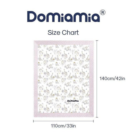 Domimia Thick Padded Minky Cotton Kids Blanket - 2.5 tog Wildflower Boquet-1954803060542935041