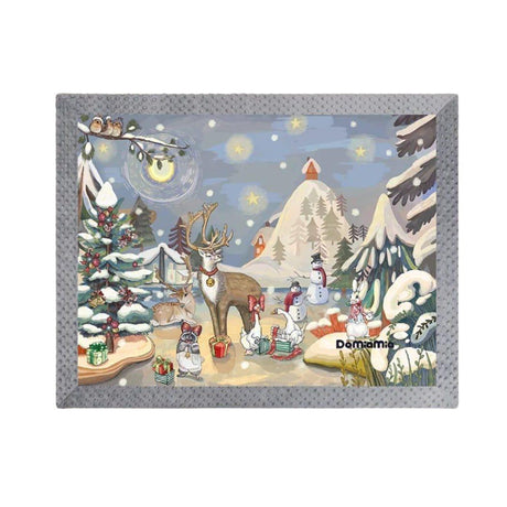 Domimia Thick Padded Minky Dot Cotton Kids Blanket 2.5tog-Limited Edition-1954803091811471360