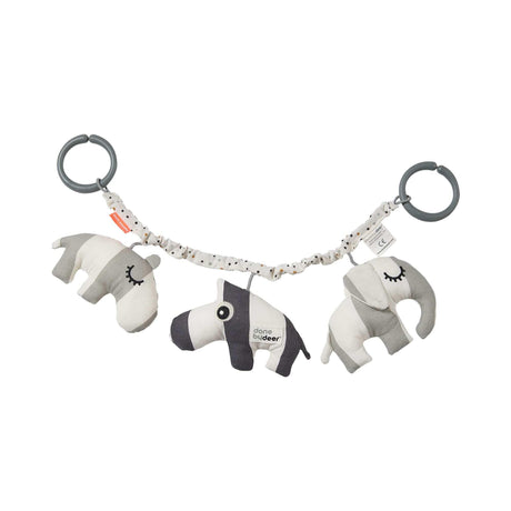 Done by Deer Pram Toy Deer Friends- Grey-1954803113449885696