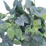 Artificial Fittonia Hanging Garland Bush 80cm - Front View