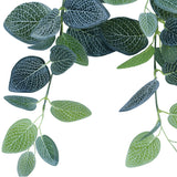 Artificial Fittonia Hanging Garland Bush 80cm - Side View