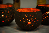 Coco Candle holder- Stars of Saigon - Side View