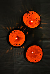 Coco Candle holder- Stars of Saigon - Front View