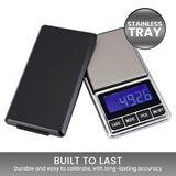 Digital Electronic Pocket Scales 500gm x 0.1gm - Top-Down View