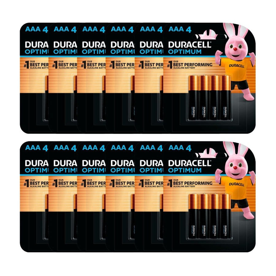 Duracell Optimum AAA Batteries 4pk x12-2018816813277777921