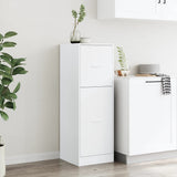 Apothecary Cabinet White 40x41x118 cm Engineered Wood