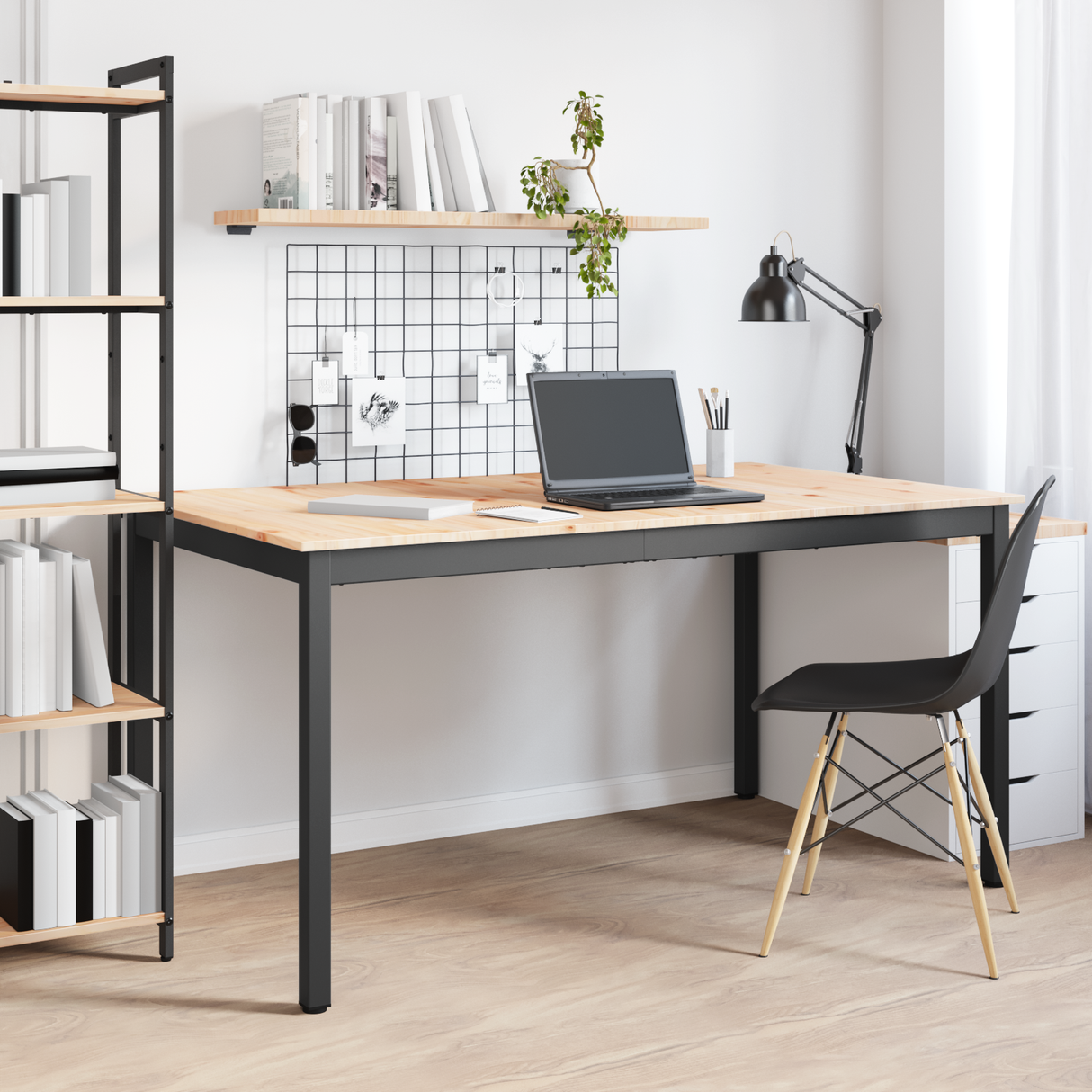 Dining Table Natural 150 x 90 x 75 cm Solid Pine Wood