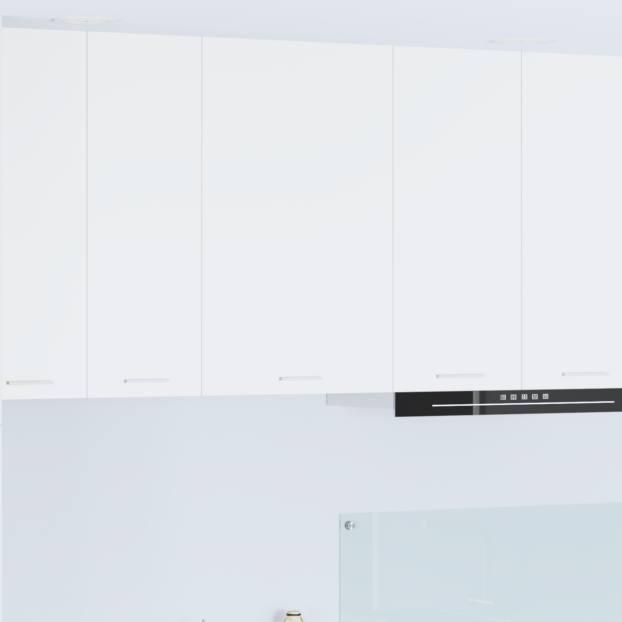 Hanging Cabinet with Door White 50 x 31 x 80 cm Engineered Wood
