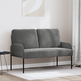 Sofas with Cushion 110cm Dark Grey Plywood - Front View