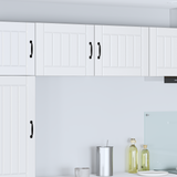 Wall Cabinet LUCCA 2 pcs White 50 x 31 x 40 cm Engineered Wood - Side View