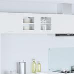 Hanging Cabinet 2 pcs White Engineered Wood