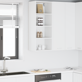 Hanging Cabinet White 40 x 29,5 x 100 cm Engineered Wood - Side View