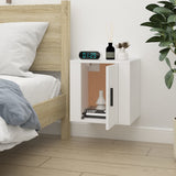 Wall Mounted TV Cabinet White 40x34.5x40 cm - Side View