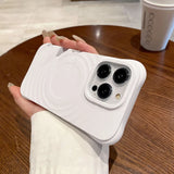 Water Ripple Liquid Silicone For Magsafe Wireless Charge Magnetic Case For iPhone 15 16 14 13 11 12 Pro Max Soft Shockproof Case - Extra Image