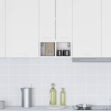 Hanging Cabinet White 20 x 29,5 x 40 cm Engineered Wood - Top-Down View