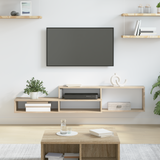 WallTVStand 150x25x28,5cm Engineered Wood - Side View