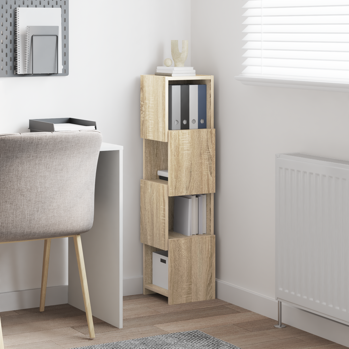 Corner Cabinet Sonoma Oak 25,5x25x102cm Engineered Wood