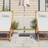 Parasol Base Granite 20 kg Square Black - Side View