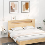 Wall-mounted Bedside Cabinets 2 pcs Concrete Grey 35x35x20 cm - Front View