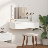 Dressing Table White 83 x 40 x 70 cm Engineered Wood - Side View