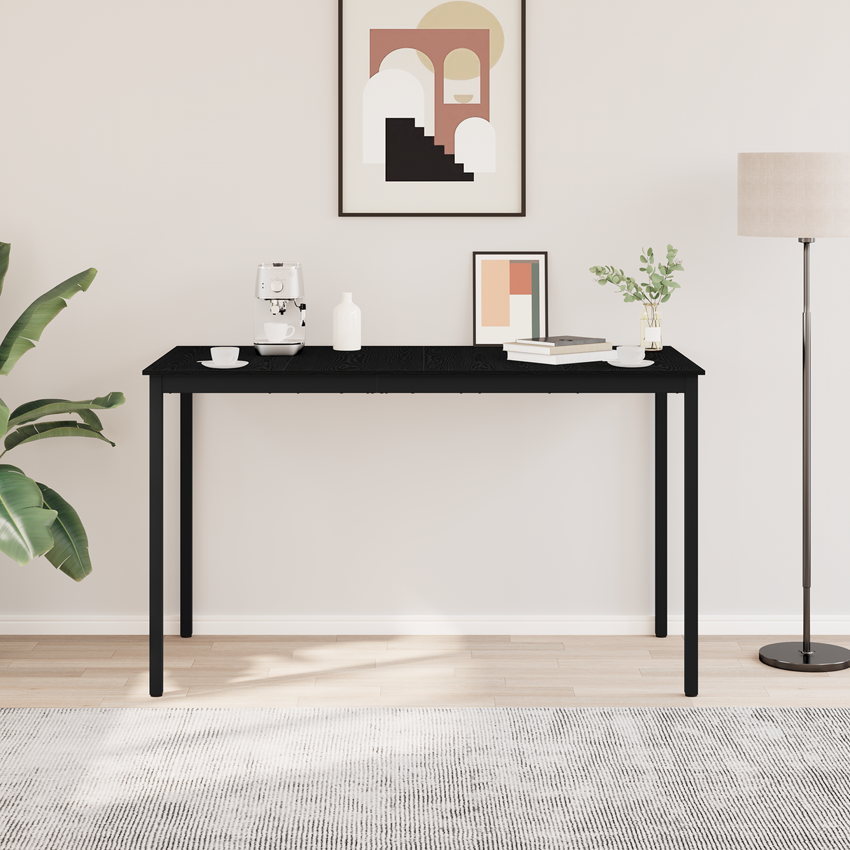 Standing Bar Table Engineered Wood Rectangular