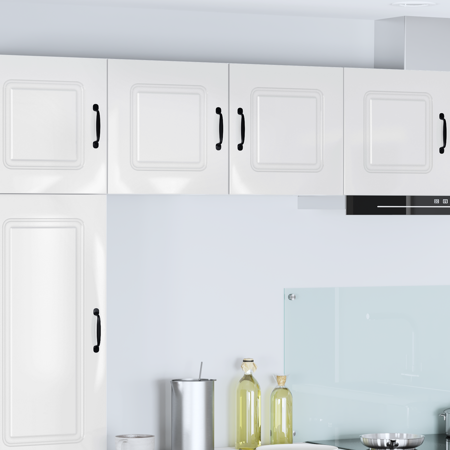 Dishwasher Panel Kalmar 2 pcs High Gloss White Engineered Wood