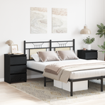 Bedside Cabinet 2 pcs Black Oak 40 x 35 x 62,5 cm