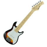 Karrera Childrens Electric Guitar Kids - Sunburst - Rear View