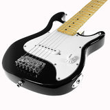 Karrera Electric Childrens Guitar Kids - Black - Low Angle