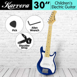 Karrera Electric Childrens Kids Guitar - Blue