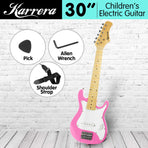 Karrera Electric Childrens Guitar Kids - Pink