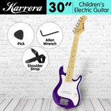 Karrera Electric Childrens Guitar Kids - Purple