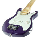 Karrera Electric Childrens Guitar Kids - Purple - Low Angle