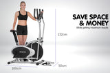 Powertrain 3-in-1 Elliptical Cross Trainer Exercise Bike with Resistance Bands - Extra Image