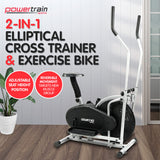 Powertrain 2-in-1 Elliptical Cross Trainer and Exercise Bike - Extra Image