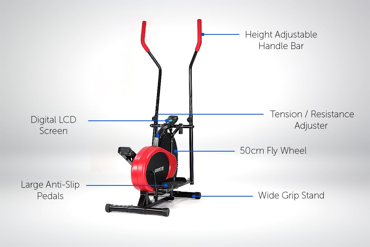 Powertrain Elliptical Cross Trainer Bike